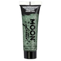 Moon Glitter Holographic Glitter Hair Gel Green