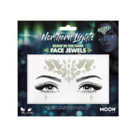 Moon Glow Face Jewels Northern Lights Glow In The Dark