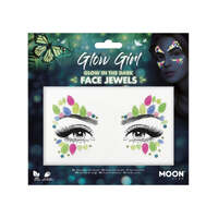 Moon Glow Face Jewels Glow Girl Glow In The Dark