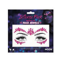 Moon Glow Face Jewels Intense Pink Neon UV