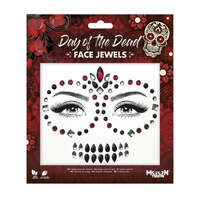 Moon Terror Face Jewels Day of the Dead