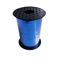 Bln Met Ribbon 225m Blue