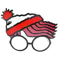 Red & White Striped Glasses