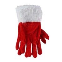 Santa Gloves Fur Trim
