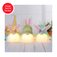Light Up Bunny Gnome 28cm  