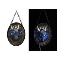 Light Up Hanging Plaque Dragon 22cm
