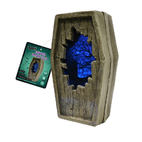 Animated Haunted Coffin 38cm