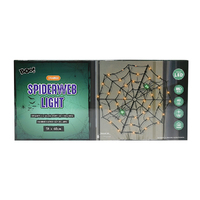 Light-Up Spider Web 60cm Halloween Decoration Battery Operated