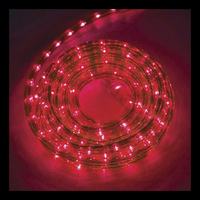 Christmas Led R/light Flash Connectable Red 9m