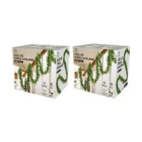 10 Metre LED Tinsel Garland - Pre-Lit Christmas Decoration with 400 Lights