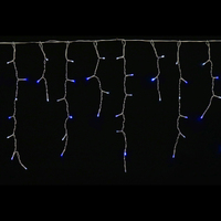 Solar Icicle Lights 200 LED - Blue & White