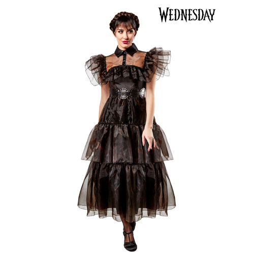 Adult Wednesday Raven Deluxe Costume (Netflix)