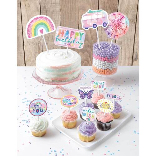 Girl-Chella Birthday Cake Topper Kit