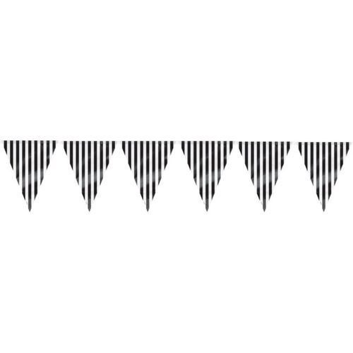 Stripes Flag Banner Black