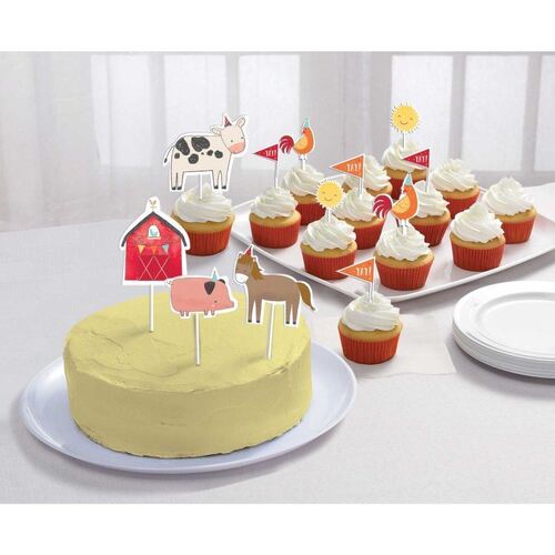 Barnyard Birthday Cake Topper Kit