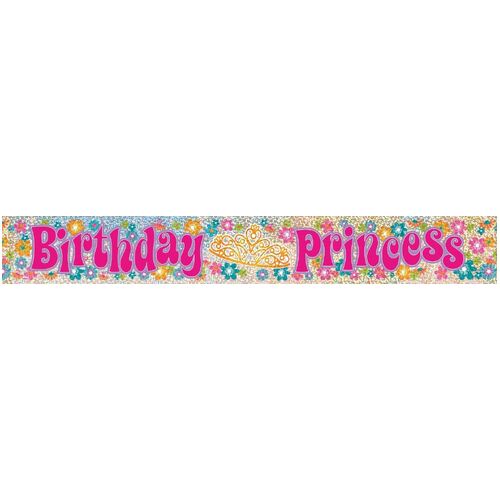 Birthday Princess Prismatic Banner 12ft