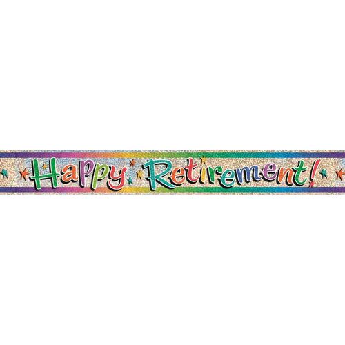 Retirement Prismatic Banner 12ft