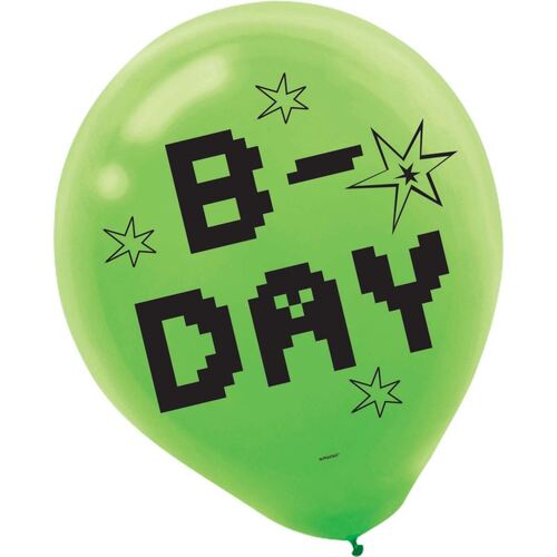 30cm TNT Party! Latex Balloons Asst Designs & Colours