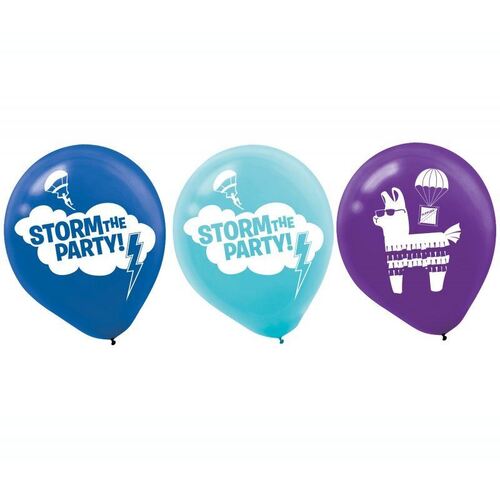 Battle Royal 30cm Assorted Latex Balloons 6 Pack