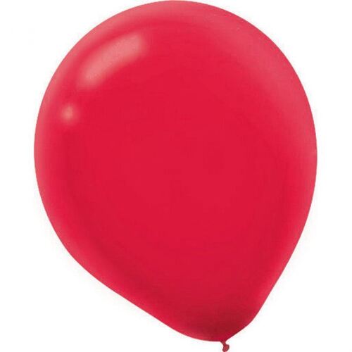 Latex Balloon 12cm  Apple Red 50 Pack