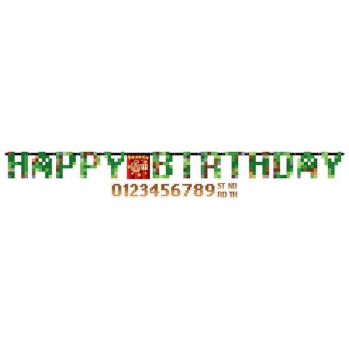 Tnt Party Add An Age Banner Happy Birthday (3.2mlong x 25.4cm High)