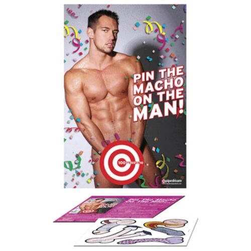 Pin the Macho On The Man Game