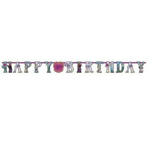 Frozen Banner Letter - Add An Age (3.2 Metres Long x 25.4 High)