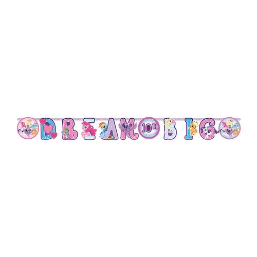 My Little Pony Friendship Adventures Jumbo Add-An-Age Letter Banner