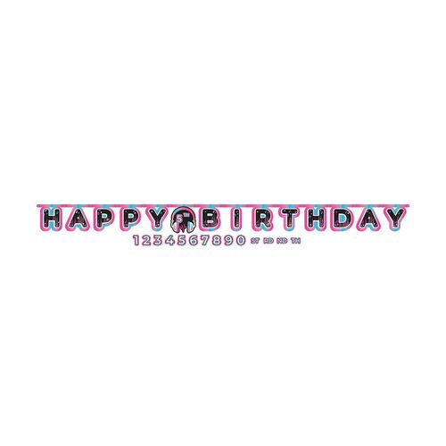 Internet Famous Birthday Jumbo Add-An-Age Letter Banner