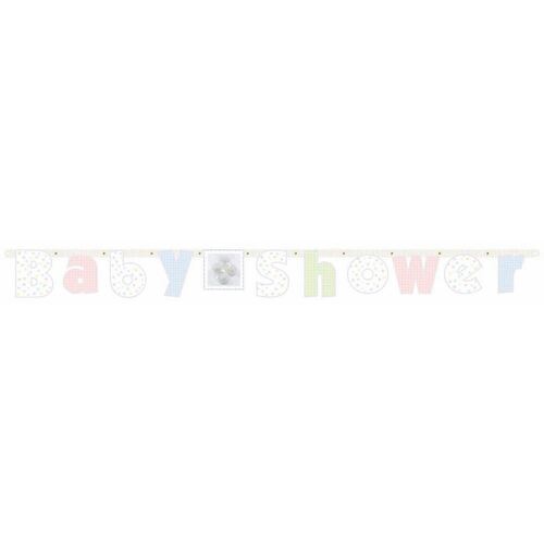 Baby Shower Soft Moments Illustrated Banner