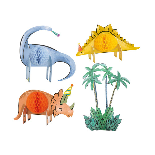 Partying Dino Centrepiece Decoration Kit