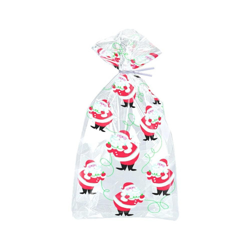 Twinkle Santa Cello Bags 20 Pack