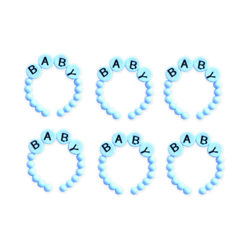 Baby Trinkets Blue 6 Pack