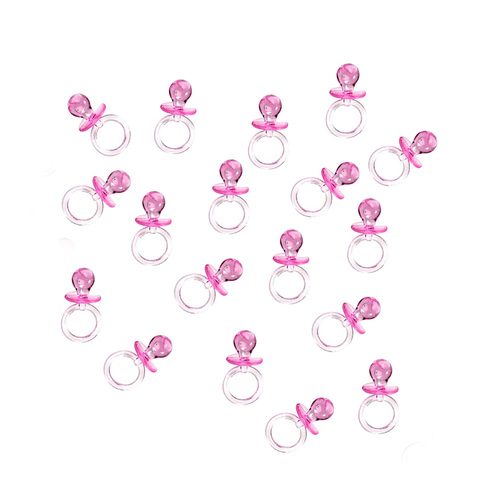 Crystal Pacifiers Pink 18 Pack