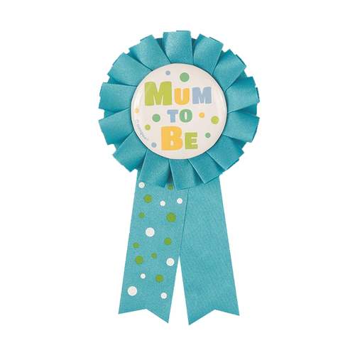 Mum To Be Award Ribbon - Blue