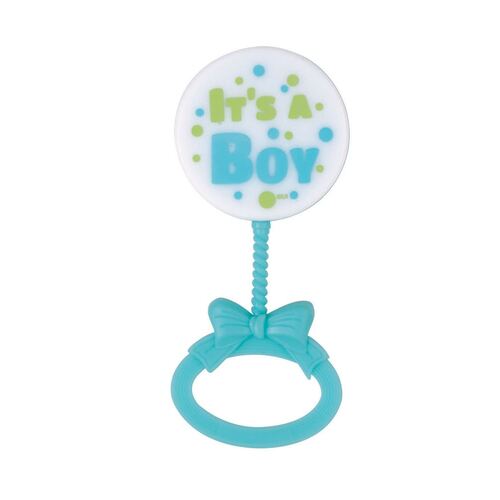 It'S A Boy Rattles Blue 4 Pack