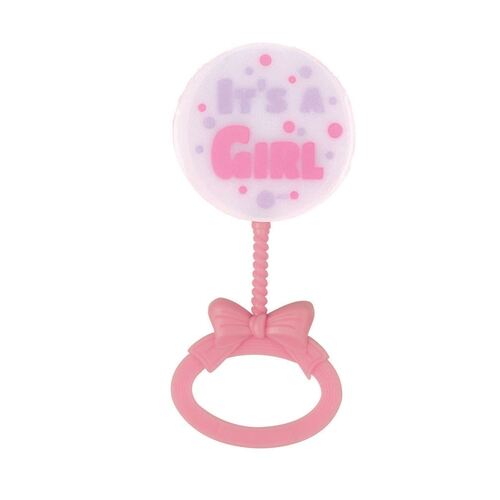 It'S A Girl Rattles Pink 4 Pack