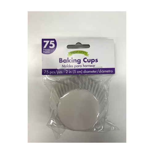 Cupcake Cases White 75 Pack