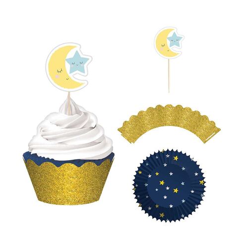Twinkle Little Star Glittered Cupcake Kit
