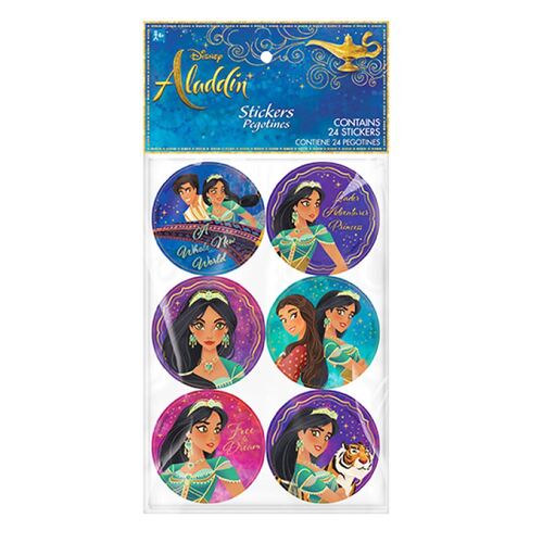 Aladdin Stickers 24 pack