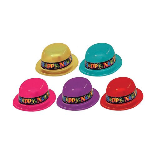New Year Derby Hat - Assorted Colours