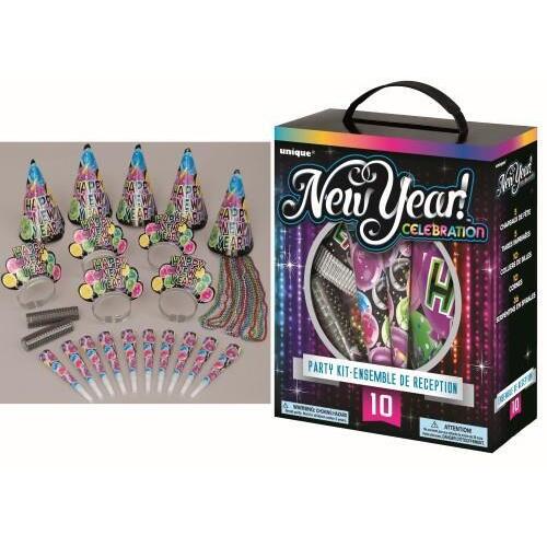 New Years Celebrate Party Kit For 10