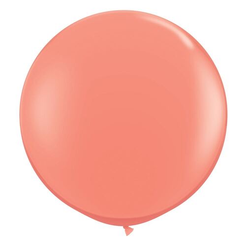 90cm Round Fashion Coral Latex 2 Pack