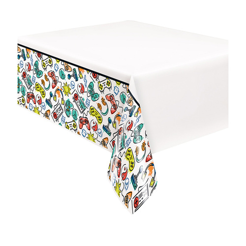 Gamer Birthday Printed Tablecover 137cm X 213cm
