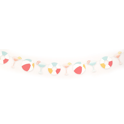 Poolside Summer Garland 2.74m