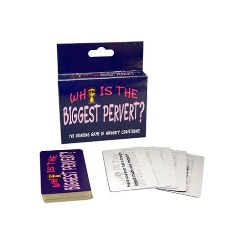 Who Is The Biggest Pervert? Card Game