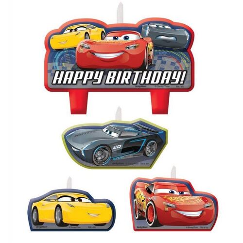 Cars 3 Birthday Candle Set 