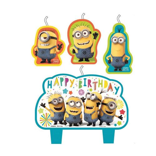 Despicable Me Birthday Candle Set