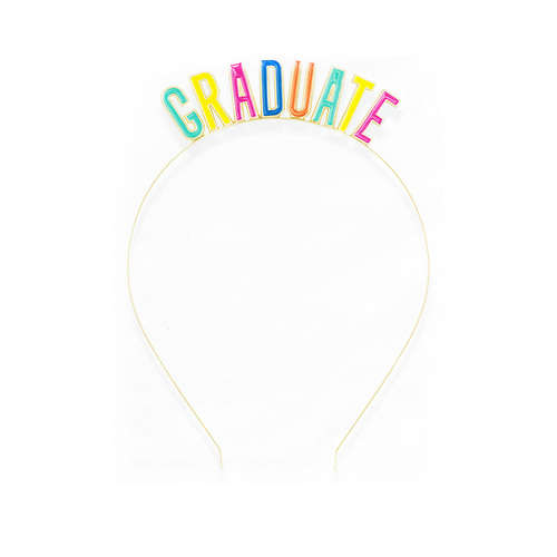 Graduate Colourful Enamel Headband