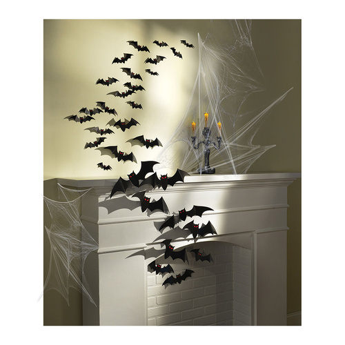 Cemetery Mega Value Pack Bat Cutouts Cardboard 30 Pack